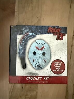 Crochet Kit - Jason Mask & Machete (White)